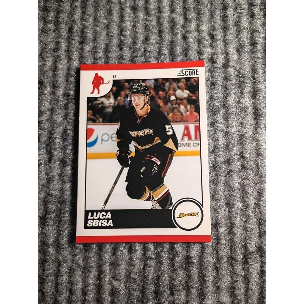 2010 Score Anaheim Ducks Luca Sbisa Hockey Card #48